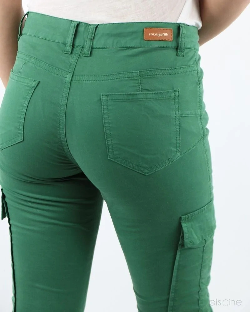 Pantalon cargo vert May June 