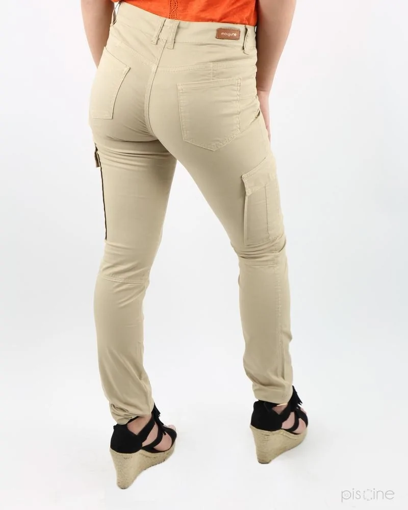 Pantalon cargo beige  May June 