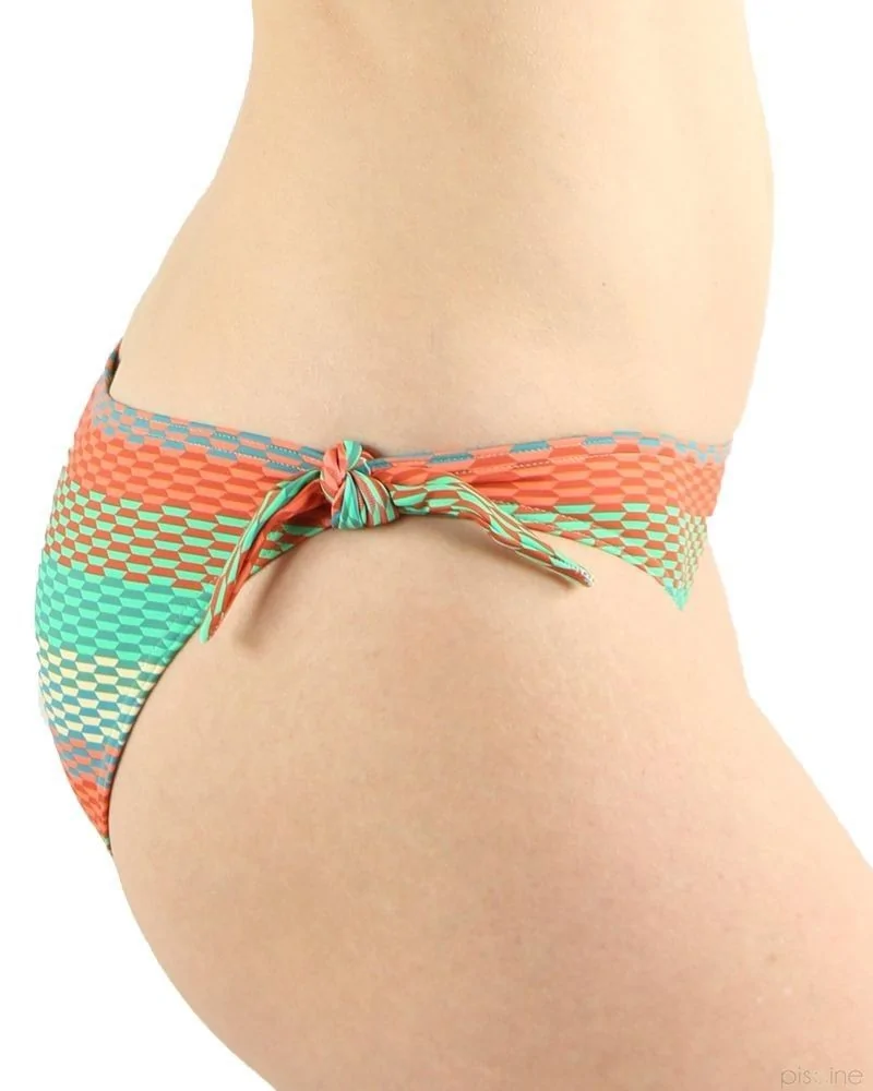 Bikini vert et corail Pamela de Beaumane 