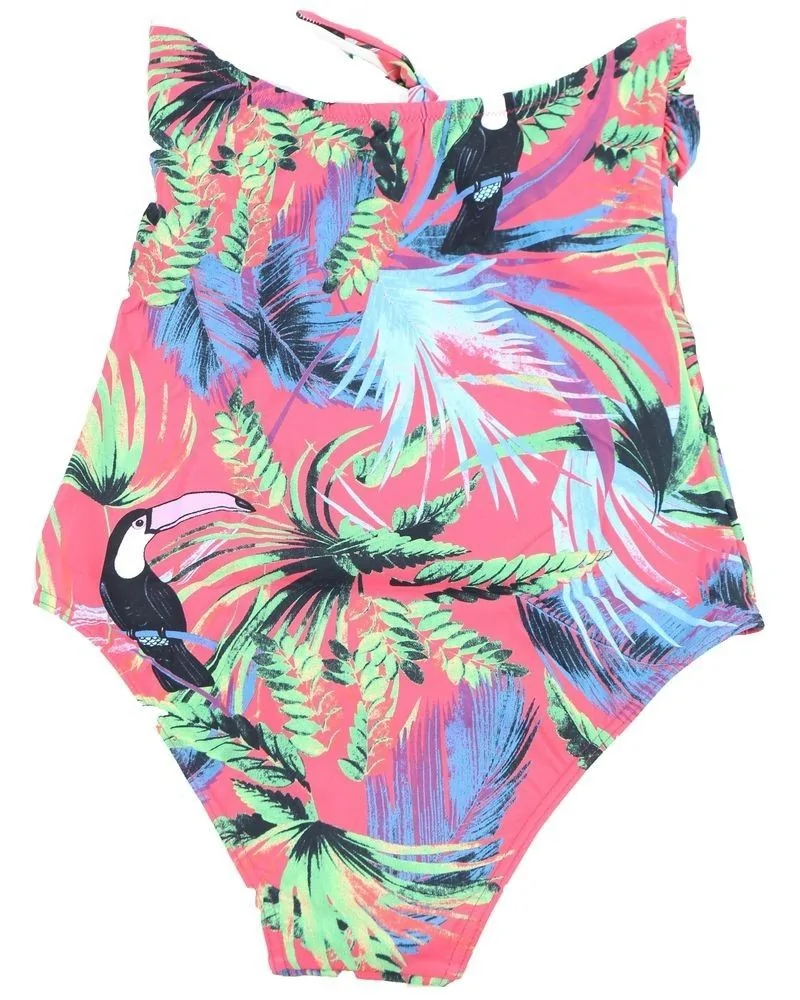 Maillot 1 pièce imprimé tropical Pamela de Beaumane 