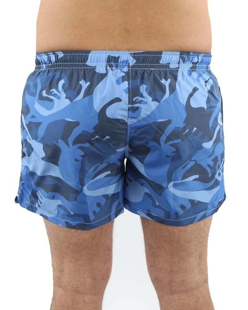 Short de bain bleu "camouflage" Frankie Morello 