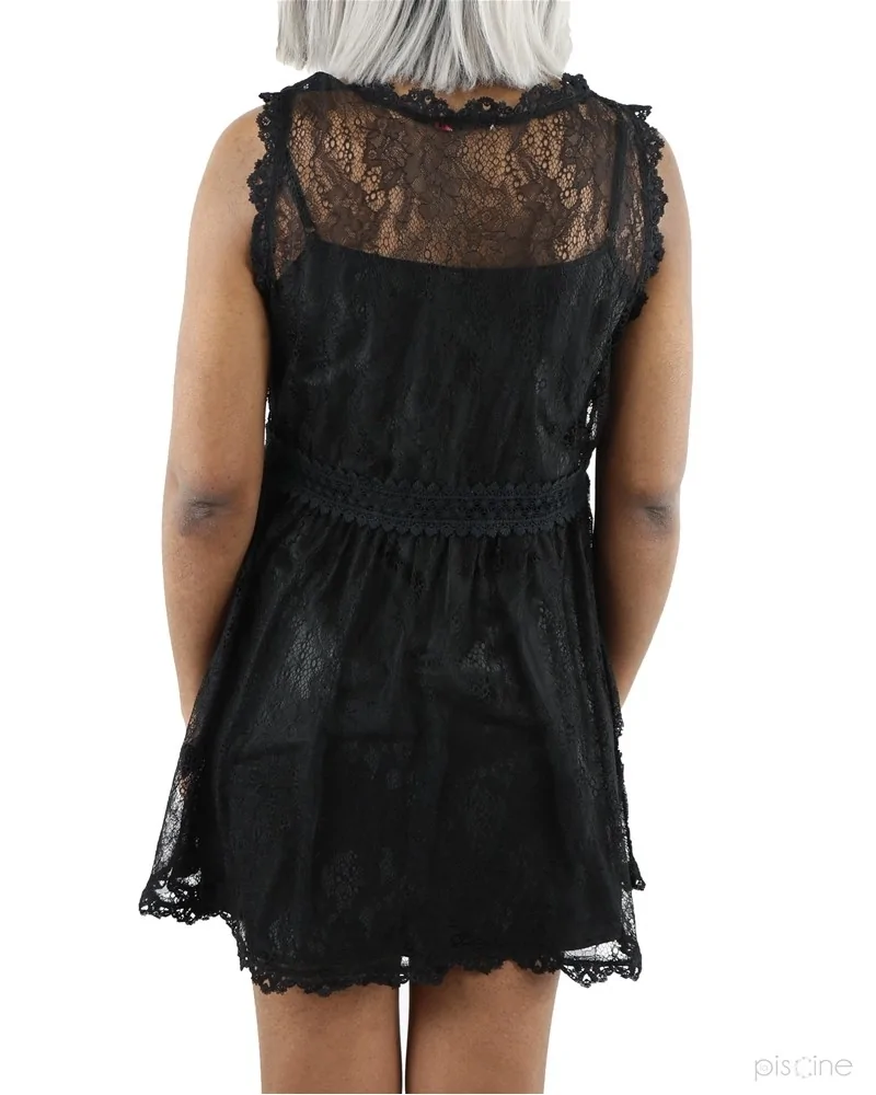 Robe noire en dentelle Dexters 