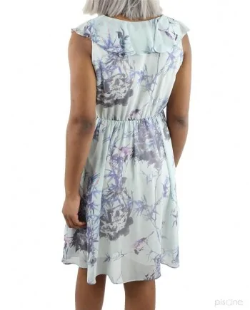 Robe bleue fleurie Dexters 