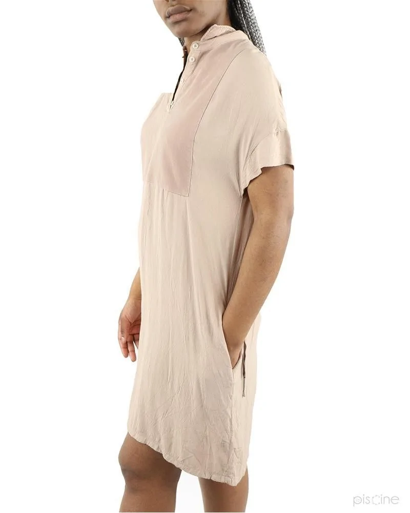 Robe beige carré contrastant Damir Doma 