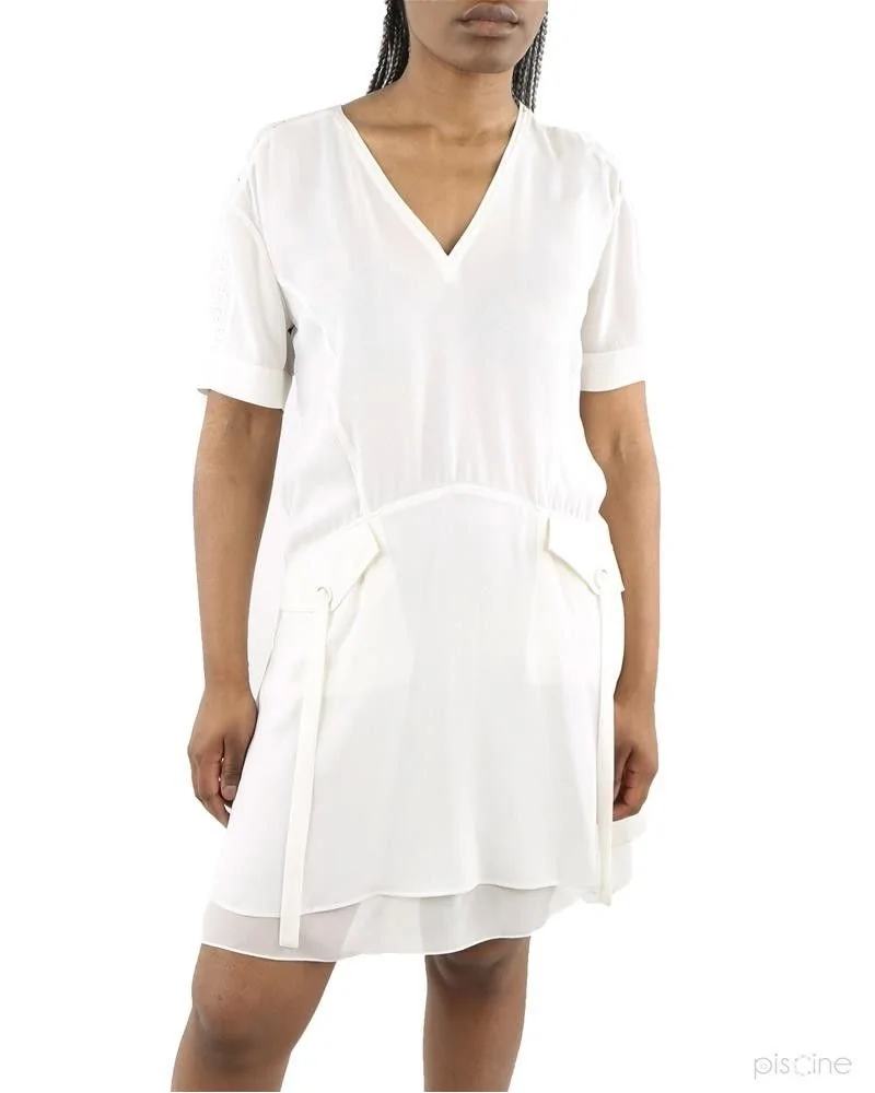 Robe blanche en soie Damir Doma 