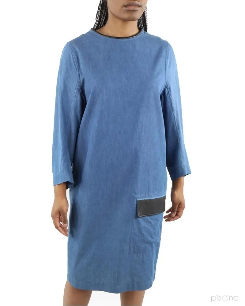 Robe bleue denim oversize Damir Doma 