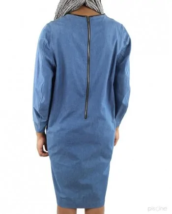 Robe bleue denim oversize Damir Doma 