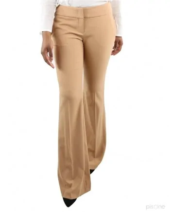 Pantalon beige évasé Michael Kors 