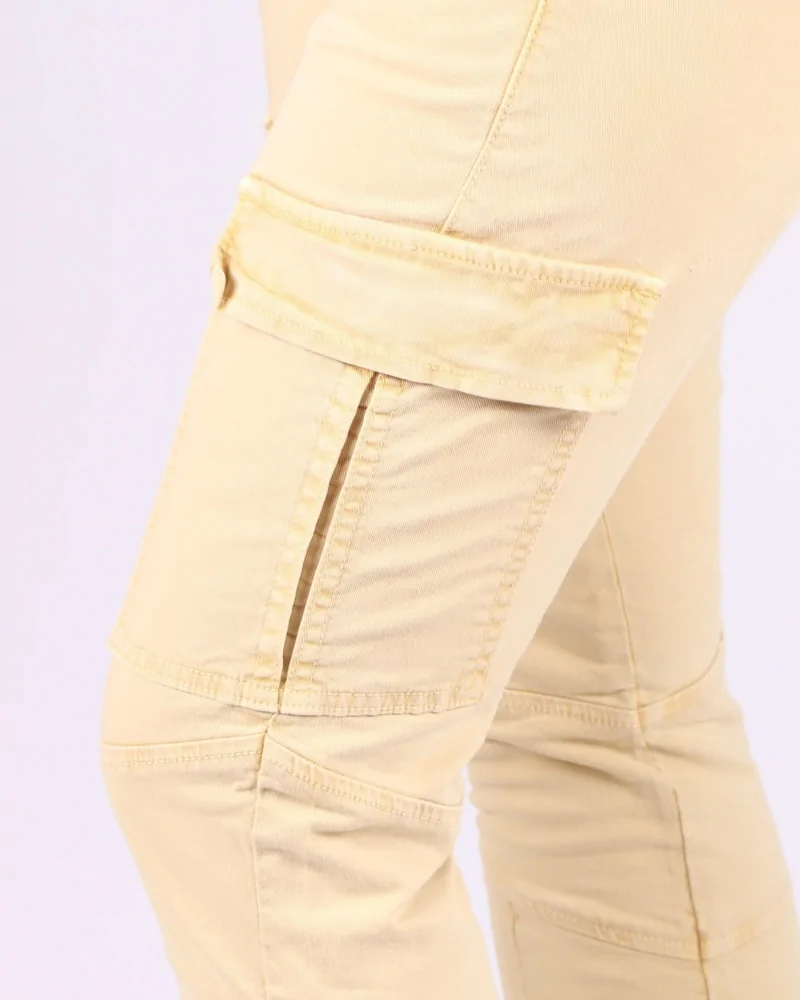 Pantalon cargo jaune Jbrand 