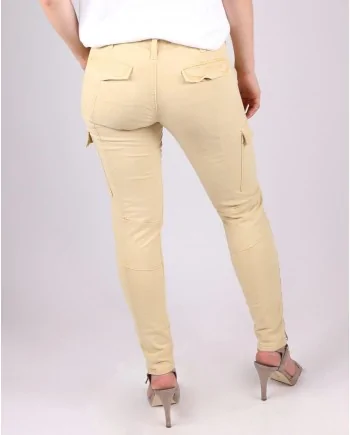 Pantalon cargo jaune Jbrand 