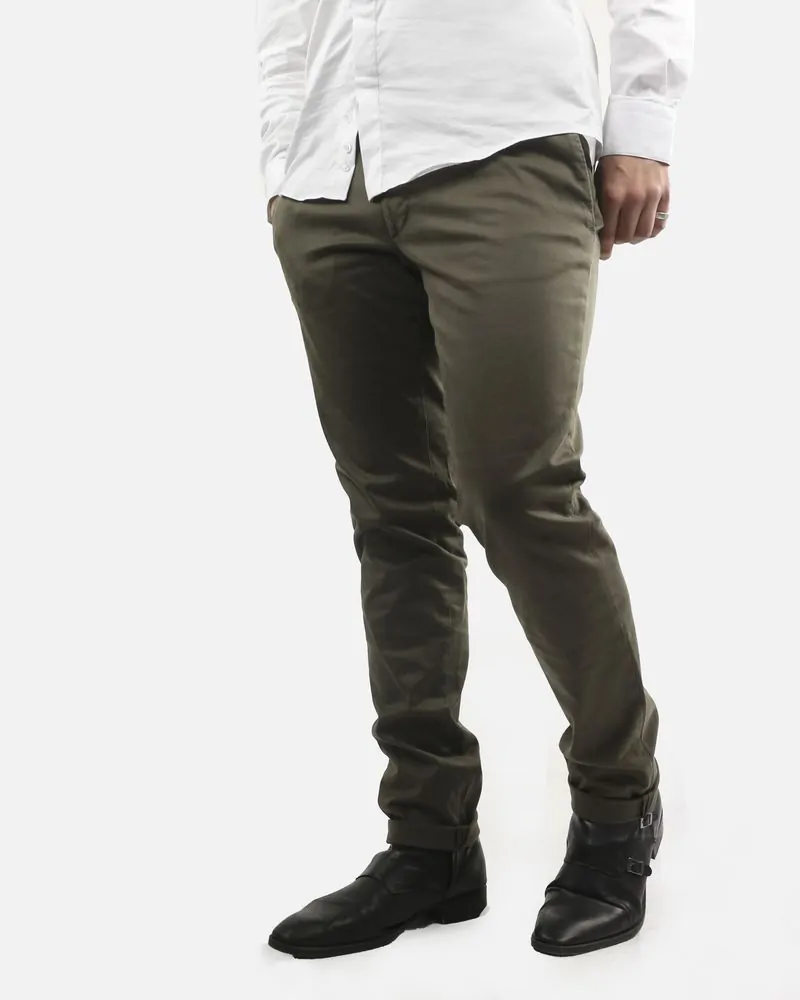 Pantalon chino kaki Luca Capri 