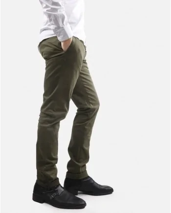 Pantalon chino kaki Luca Capri 