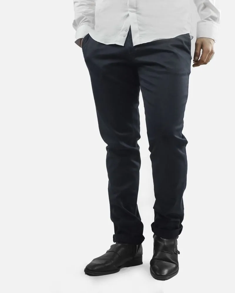 Pantalon chino bleu Roda 