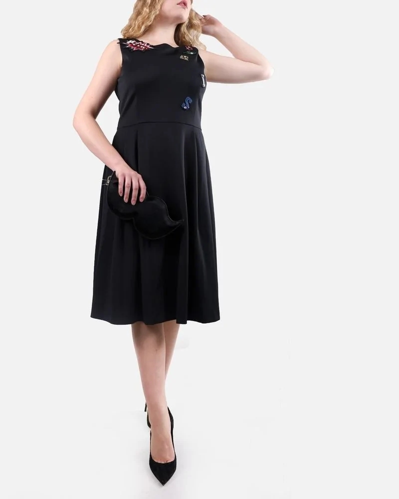 Robe noire "Paris" Isabelle Blanche 