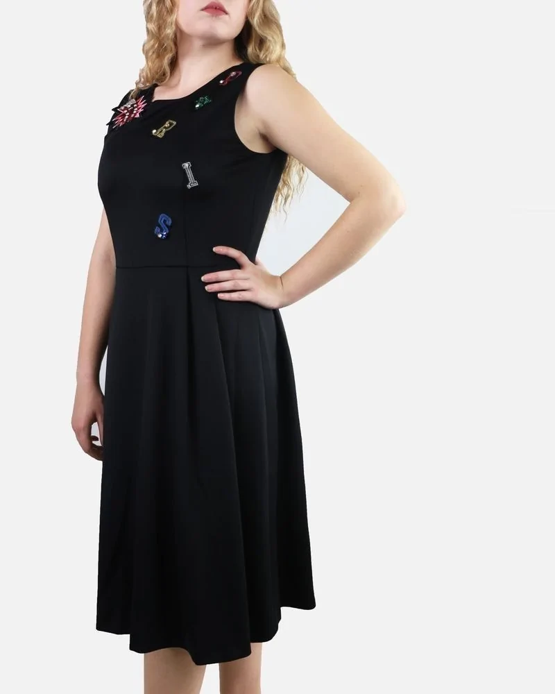 Robe noire "Paris" Isabelle Blanche 