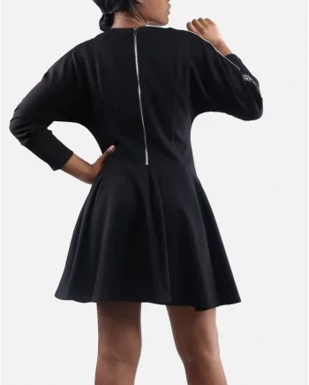 Robe noire patineuse "IB" Isabelle Blanche 