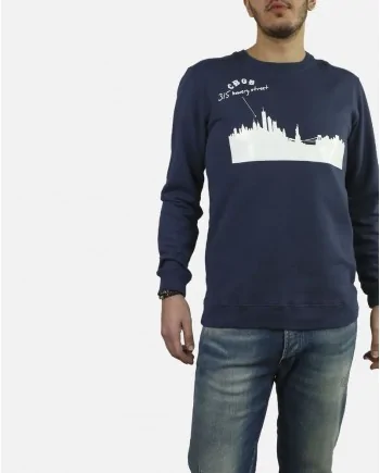 Sweat bleu skyline Department 5 