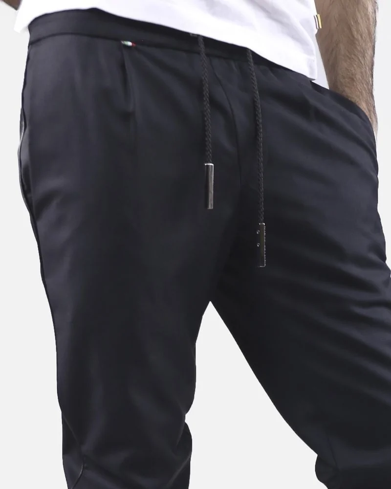 Pantalon noir en laine Philipp Plein 