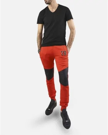 Pantalon de jogging rouge Philipp Plein 