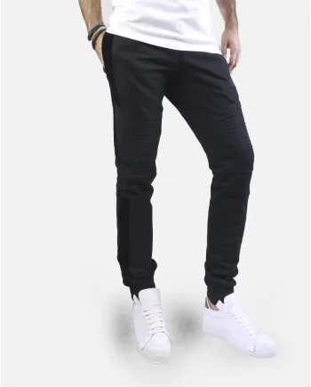 Pantalon de jogging noir à bandes  Philipp Plein 