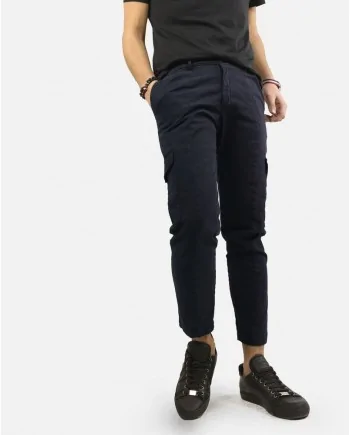 Pantalon cargo bleu Low Brand 