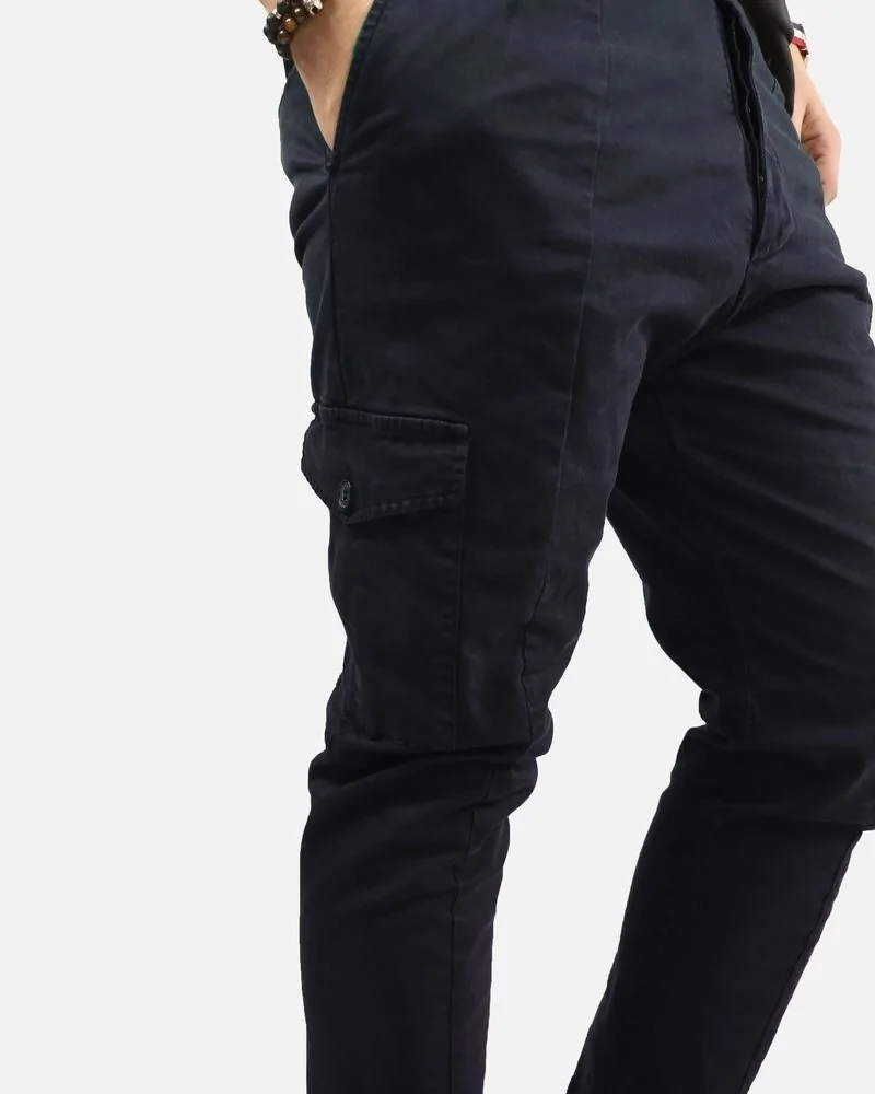 Pantalon cargo bleu Low Brand 