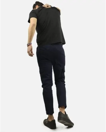 Pantalon cargo bleu Low Brand 