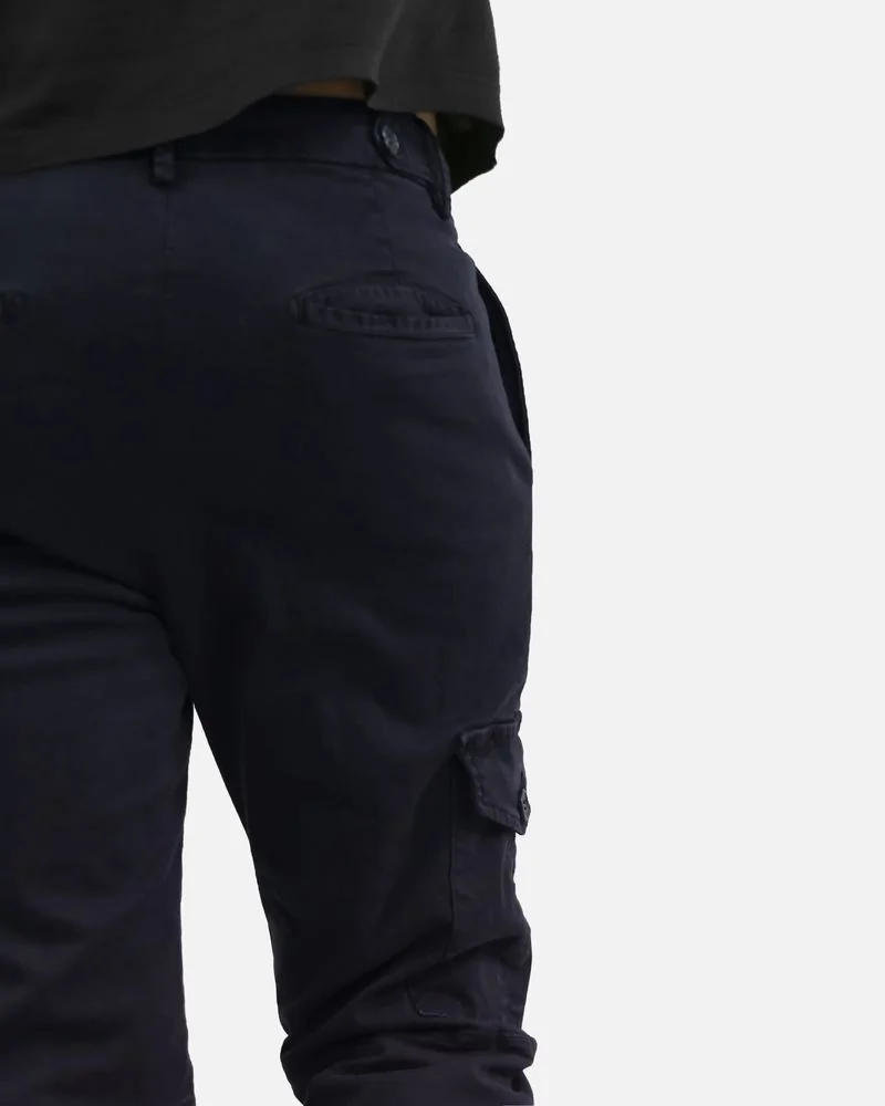 Pantalon cargo bleu Low Brand 