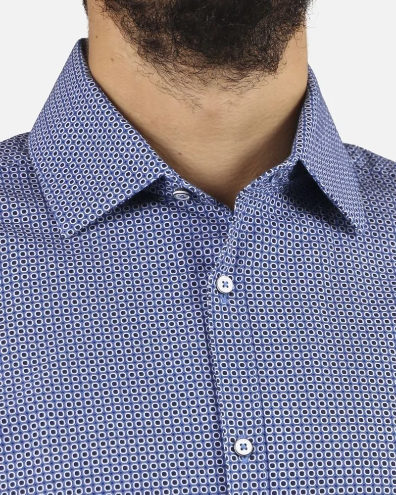 Chemise bleu à pois Stof 