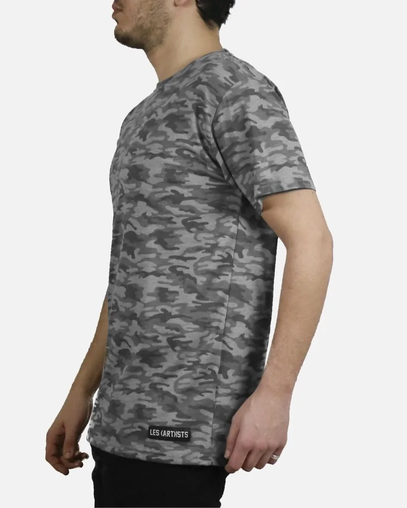 T-Shirt gris camouflage "Kanye" Les (art)istes 