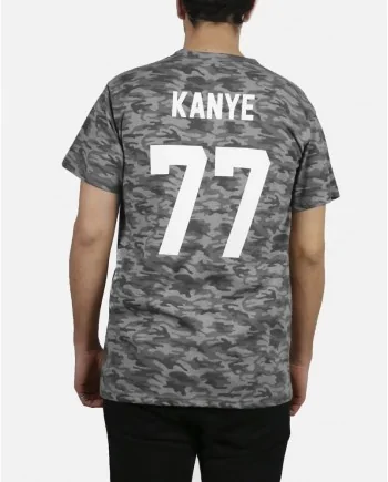 T-Shirt gris camouflage "Kanye" Les (art)istes 