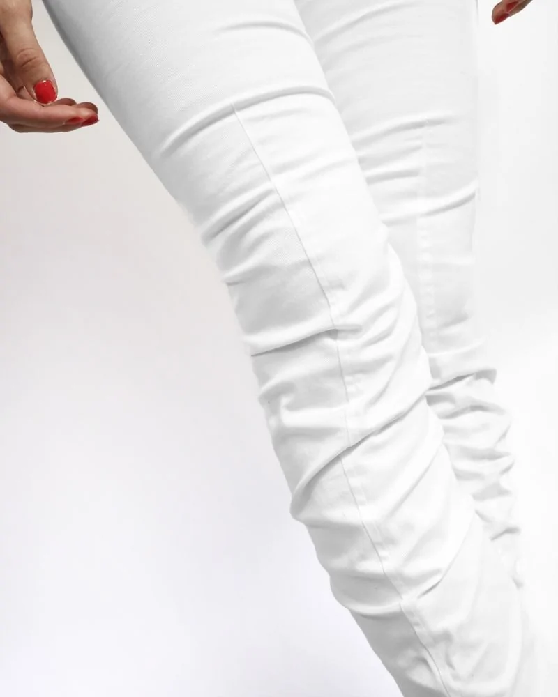 Pantalon blanc déstructuré Vivienne Westwood 