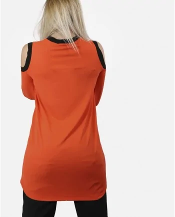 Top a épaule nue orange Givenchy 