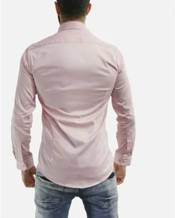 Chemise en coton rose Chrom 