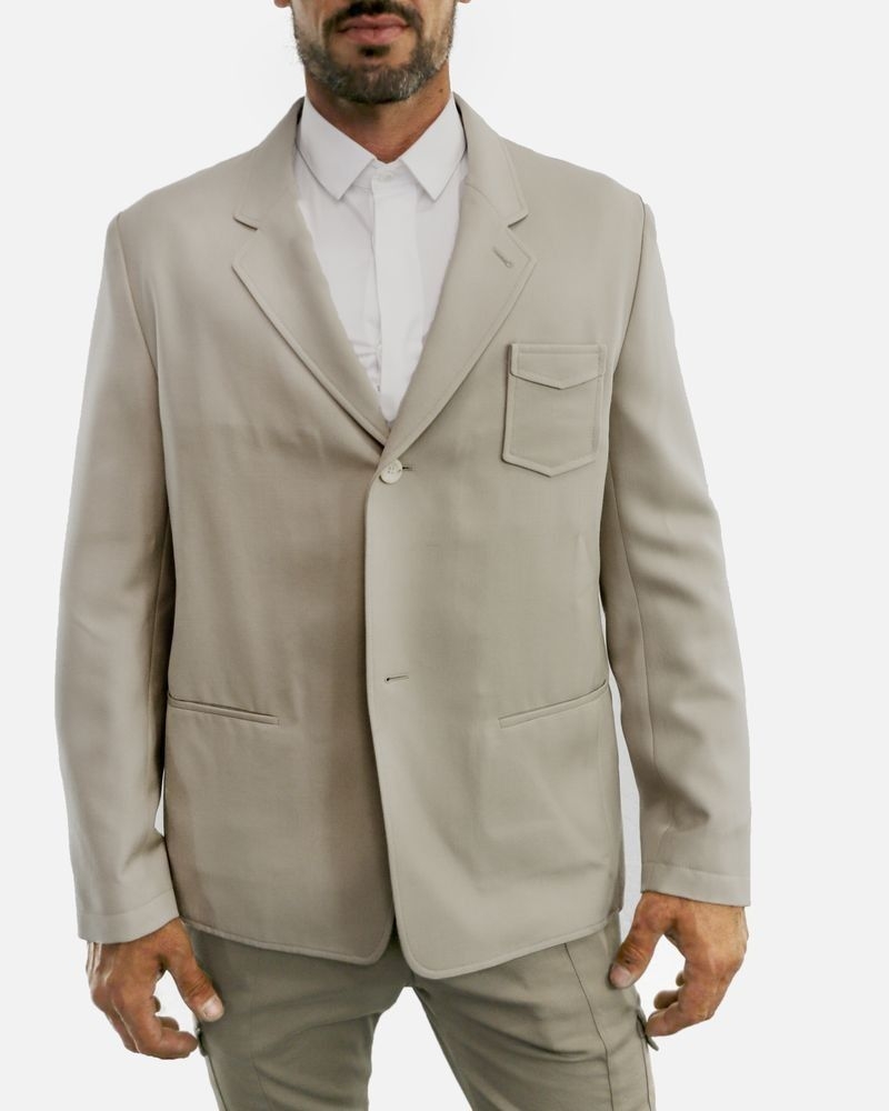 Veste beige style saharienne Edition M.R 