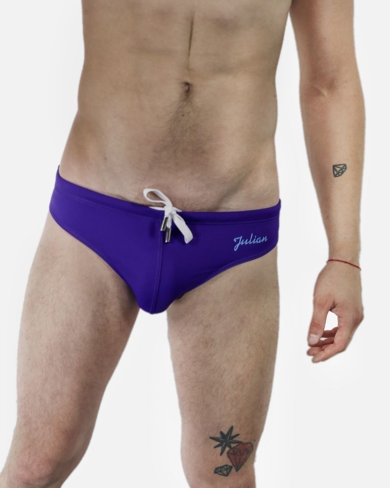 Slip maillot de bain violet Dsquard2 