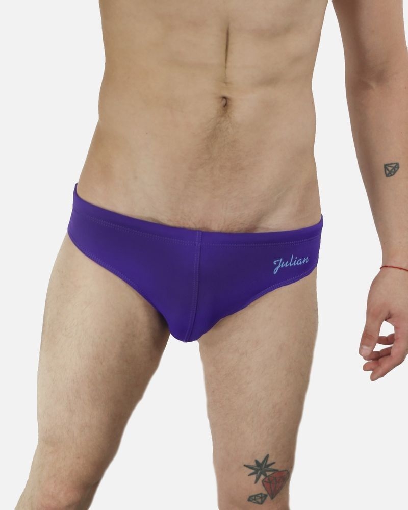 Slip maillot de bain violet Dsquard2 