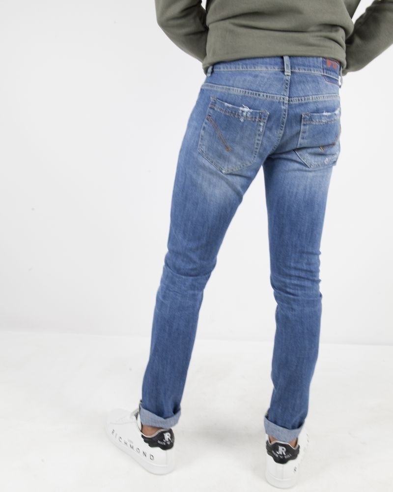 Jean skinny en coton bleu clair Dondup 