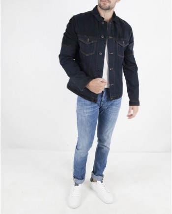 Veste en jean bi-matière Dondup 