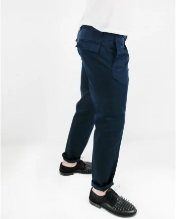 Pantalon à pinces bleu Roda 