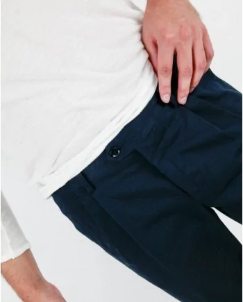 Pantalon à pinces bleu Roda 