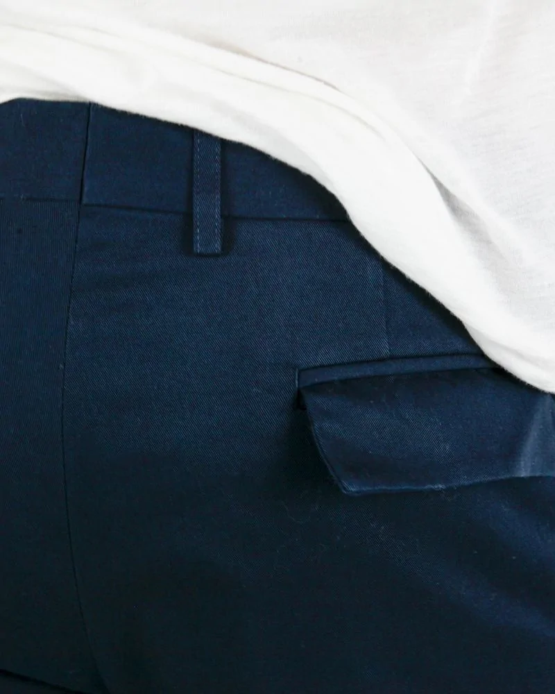 Pantalon à pinces bleu Roda 