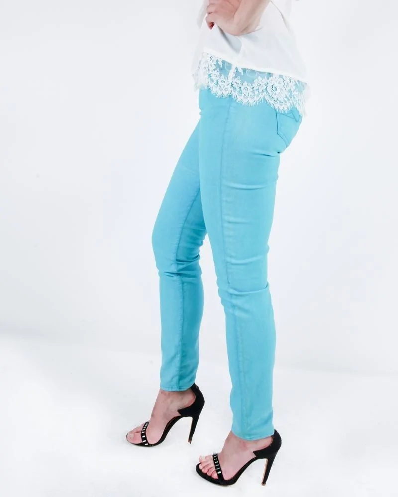 Pantalon skinny bleu 7forallmankind 