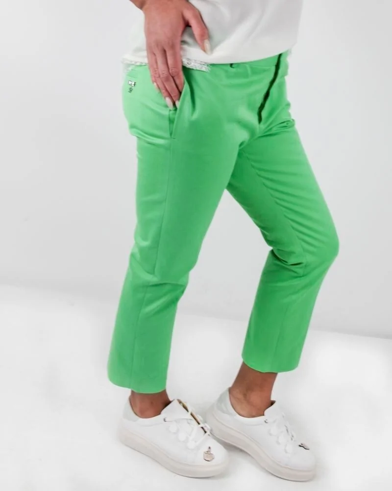 Pantalon en coton vert Dsquard2 