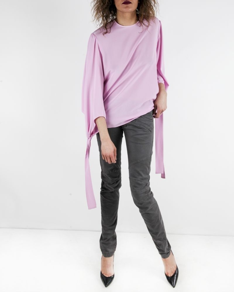 Top en crêpe rose fushia Stella McCartney 