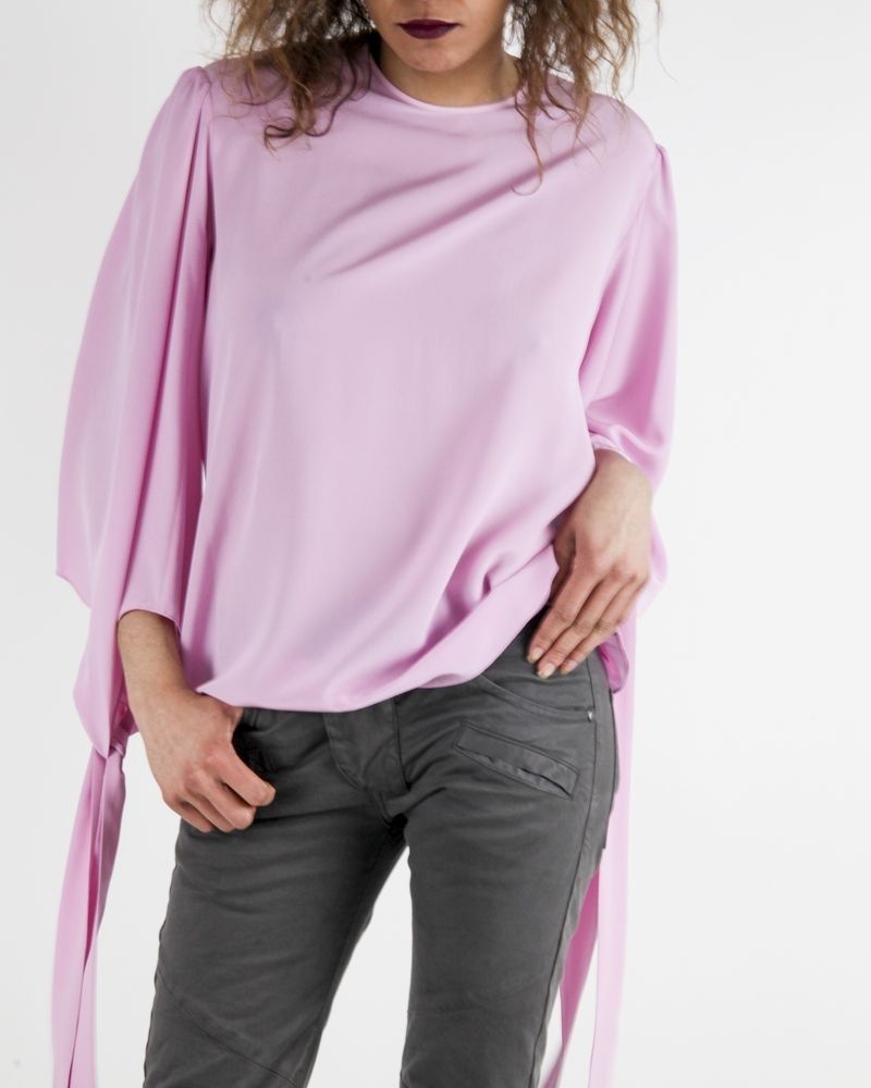 Top en crêpe rose fushia Stella McCartney 