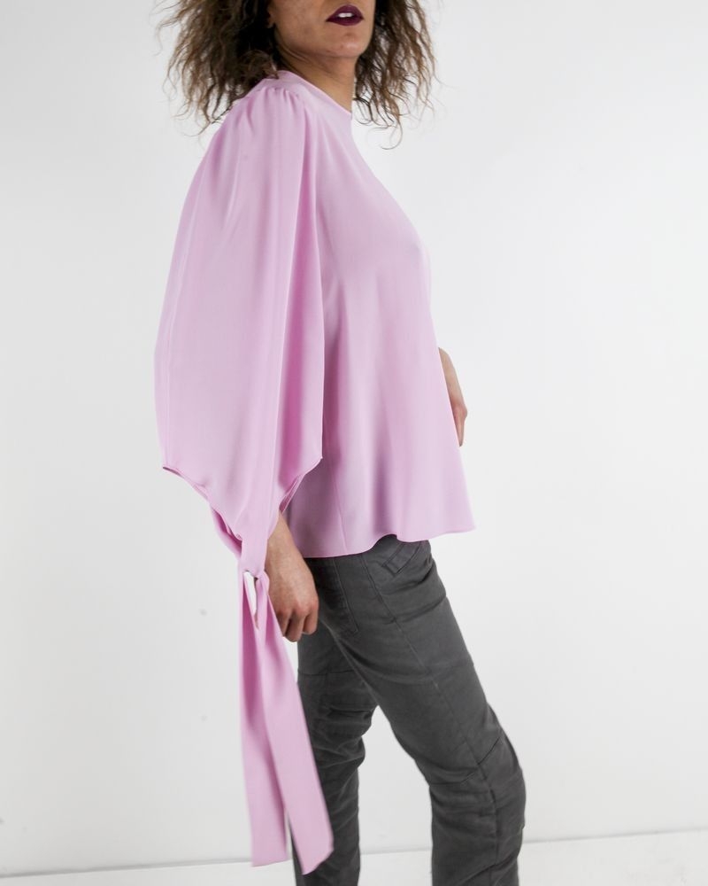 Top en crêpe rose fushia Stella McCartney 