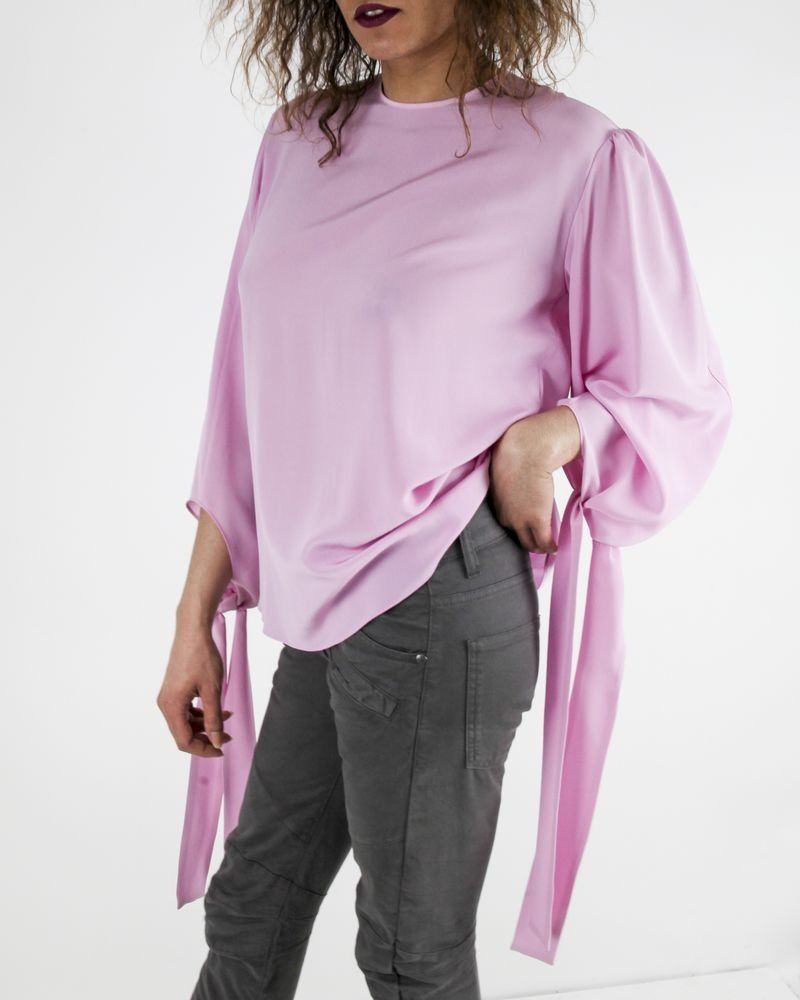 Top en crêpe rose fushia Stella McCartney 