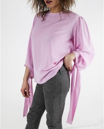 Top en crêpe rose fushia Stella McCartney 