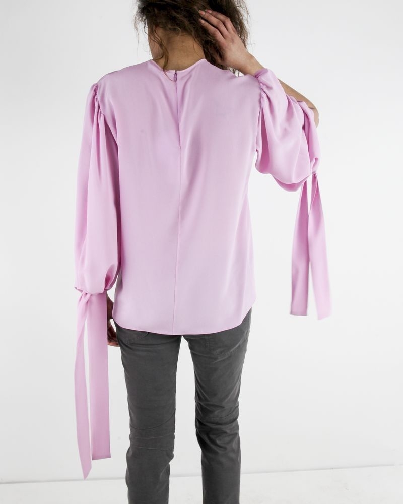 Top en crêpe rose fushia Stella McCartney 